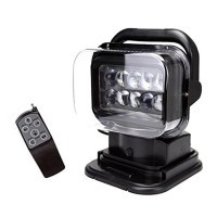 Led search light with remote control 12-24v, 50w, 360°